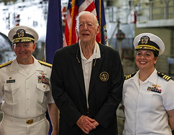 Council President's Reception on USS Arlington